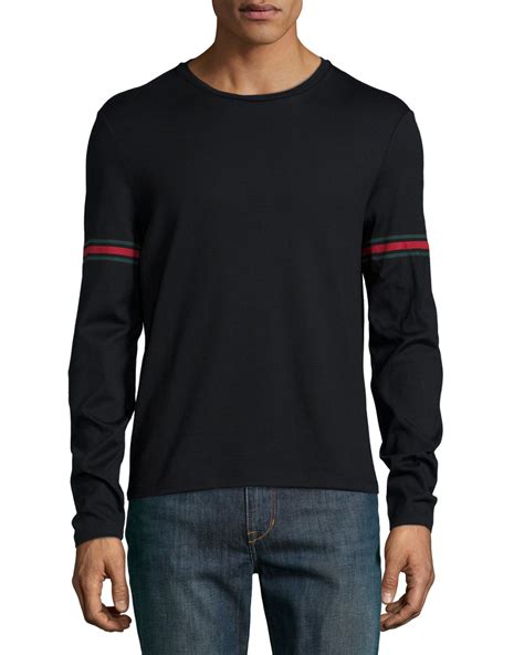 long sleeve men gucci shirt|Gucci long sleeve shirt men's.